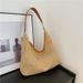 Women's Shoulder Bags Retro Woven Tote Bag Straw Bag Large-capacity Underarm Bag Shoulder Bag Holiday Beach Bag Girl_viptrois.com