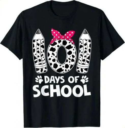 T-shirthappy 101 Days Of 2026 School Funny Student Teacher Kids G_viptrois.com