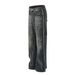 Men's Clothing Street Heavy Wash Decolorization Design High Men's And Women's Denim Trousers_viptrois.com