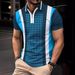 Men's Clothing Polo Shirt European And American Men's Daily Casual Lapel Short Sleeved Polo Shirt_viptrois.com