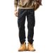 Vintage American Style Khaki Cargo Pants For Men - Urban Outdoor Workwear With Multi-Pockets, Relaxed Fit, Comfortable & Stylish_viptrois.com