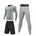 Men's Clothing Quick Drying Clothing Fitness Suit Men's Yoga Training Running Clothes Colorful Sports Tights Long Sleeve Trousers_viptrois.com