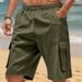 Men's Clothing Men's Summer Loose Fit Cargo Shorts With Multi Pockets Squat Sports Casual Five-Point Pants For Formal & Casual_viptrois.com