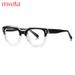 New Retro Plain Glasses Large Frame TR Glasses Frame Spring Insert_viptrois.com