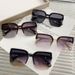 2024 Diamond studded large frame shiny spots on the side, high-end sunglasses for women with sunshade and UV protection_viptrois.com
