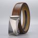 Unisex High-grade business casual automatic buckle belt men's two-layer cowhide leather belt_viptrois.com