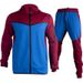 men's sportswear trousers sweatshirt hooded sports suit with printed logo and text_viptrois.com