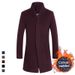 Loom Loom 2023 European And American Autumn Winter Wool Coat Jacket Korean Style Slim Fit Padded Thickened Woolen Men's Clothing_viptrois.com