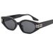 Men's Sunglasses New Square Frame Trend Sunglasses Jennie Same Style Sunglasses Fashion Ins Punk Men And Women Glasses_viptrois.com