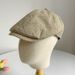 Blogger Style Forward Women Summer Cotton Linen Breathable Ins Korean Version British Beret Reversible Baseball Cap For_viptrois.com