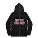 Hoodie Sweatshirt Gothic High Street Full Zipper Oversized Unisex Streetwear Y2 Jacket_viptrois.com