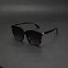 New Hot Selling Metal Edged Square Frame Anti Ultraviolet Sunglasses Outdoor Street Shooting Sunglasses For Women T1404_viptrois.com