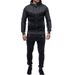 Men's Clothing Autumn and Winter Sweatshirt Suit Men's Casual Hooded Sweatshirt Suit Men's Sports Cardigan Sweatshirt Suit Manufacturer_viptrois.com