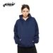 Unisex Autumn Embroidered Hoodie -Inspired Streetwear With Cotton Lining, Loose Fit, Geometric Print (Black, Gray, Navy)_viptrois.com