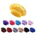 Popular wide brimmed headband elastic sleeping cap Satin confinement chemotherapy cap wide brimmed beauty salon hair care hat_viptrois.com