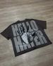Men's Clothing Loose Hot Diamond Unisex Short Sleeved Tops T Shirts Harajuku Dark Retro Style Short Sleeved Tops_viptrois.com