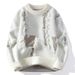 New Popular Hot-selling Men's Clothing Autumn And Winter New Pullover Round Neck Hole Xiang Color Long-sleeved Sweater Trendy Men's Warm Casual Knitte_viptrois.com