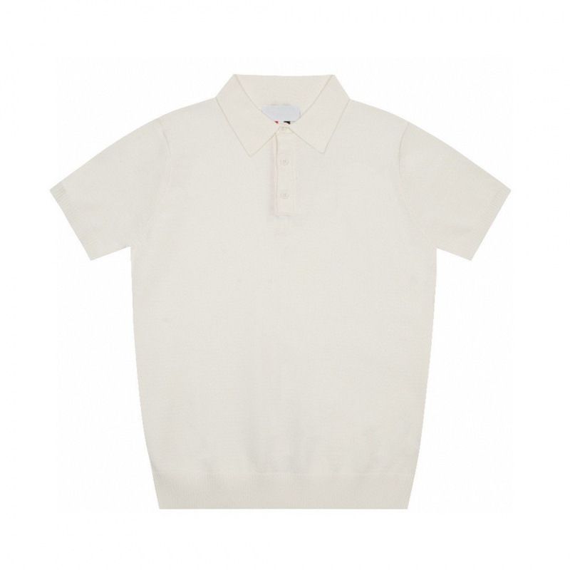 TB Color-Dyed Four-Stripe New Polo Shirt For Men And Women Business Casual Turn-Down Collar Short Sleeve Slim Fit_viptrois.com