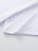 Maglietta Uomo 180g Cotone Puro Girocollo Stampa Aquila Traspirante Adatta Palestra Ufficio Outdoor Taglio Regolare Estivo_viptrois.com