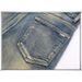 Unisex Y2K Punk Biker Stacked Flared Jeans, Mud-Wash, Layered Frayed Rips & Stripe Lining, Breathable For Summer_viptrois.com