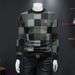 Loom Loom Europe Station 2023 Autumn Winter New Men's Crew Neck Sweater Plus Size Jacquard Casual Slim Fit Plaid Base Shirt_viptrois.com