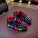 2025 Spring And Autumn Boys Spider Web Light Up Sports Shoes Small And Medium Children's Casual All Match LED Light Shoes Factory Direct Sales_viptrois.com