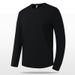 Men's Winter Performance Long Sleeve T-Shirt – High-Stretch & Warm Stand Collar Running & Hiking Top (Black, Dark Gray, Khaki, EU Sizing M-5XL)_viptrois.com
