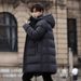 Men's Clothing Down Jacket Men's Medium And Long Thickened Enlarged Slim Fit Fashionable Dad's Outfit Middle Aged Grandfather Down Jacket_viptrois.com