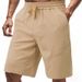 Men's Lightweight Breathable 5-Inch Casual Shorts - Quick-Dry Comfort For Summer & Beach Activities_viptrois.com