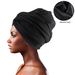 ladies waterproof silicone swimming cap high elastic extra large shower cap high quality pleated knotted cap_viptrois.com