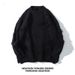 Unisex Clothing Breathable Casual High Street Design Niche Tassel Sweater Men And Women Trendy Brand Loose Couple Round Neck Sweater_viptrois.com