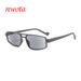 New Rectangular Hollow Double Beam Anti Ultraviolet Sunglasses Sunscreen Reading Glasses_viptrois.com