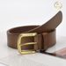 Genuine Leather Belt Men's Cowhide Pin Buckle Korean Fashionable Distinctive All-match Belt Casual Business Simple Youth Trendy_viptrois.com