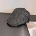 Women's Hats Retro Pu Leather Solid Color Forward Hat For Women Autumn And Winter Net Celebrity Personality Beret Reverse Duckbill Hat For Men_viptrois.com