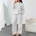2026 European American Cross-Border Men's Women's Spring And Autumn Casual Hooded Sweatshirt Oversized Wide-Leg Pants_viptrois.com