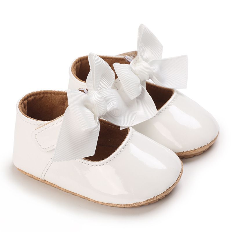 Mother & Kids Bowknot front shoes soft sole shoes baby girl 1 year old toddler shoes cute princess baby shoes spring and autumn baby shoes_viptrois.com
