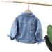 Mother & Kids Foreign trade girls denim jacket spring and autumn clothes little girl spring style big and small baby girl fashionable flower jacket_viptrois.com