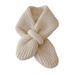 Children's scarf Winter ins solid color warm knit baby neck for boys and girls_viptrois.com
