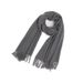 Unisex Scarf women's polyester wool tassel solid color scarf shawl dual use_viptrois.com