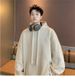 Hooded Sweater Men's 2025 New Spring And Autumn Top Japanese Trendy Brand Boys Loose Hoodie Jacket_viptrois.com