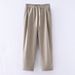 Men's Clothing Autumn/Winter New Trendy Versatile Fashion Straight Leg Loose Fit Men's Retro Casual Pants, Niche Curved Blade Casual Pants_viptrois.com