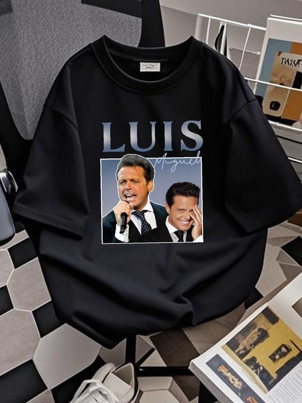 Limited Vintage Luis Miguel T Shirt Retro Concert 90s Music Fan Merchandise Latin Tour Souvenir Bootleg Designer Clothes Fashion Breathable_viptrois.com