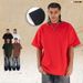 Pure Cotton American High Street Style Short-sleeve T-shirt For Men, Loose Fit Half-sleeve Tee_viptrois.com