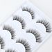 5 Pairs Handmade False Eyelashes - Thick & Curly 3D Lashes (European & American Style, One Piece Design)_viptrois.com