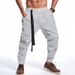 Men's Casual Jogger Pants – Straight-Leg Polyester Trousers With Drawstring Waist (7 Colors, S-XXXL)_viptrois.com