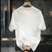 Trendy Loose Fashion Summer Top American Style New Men And Women Short Sleeve T-Shirt Printed Cotton Crew Neck_viptrois.com
