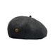 Autumn Winter New For Women Korean Style Woolen Beret Fashionable Large Head Circumference Face Slimming Octagonal_viptrois.com