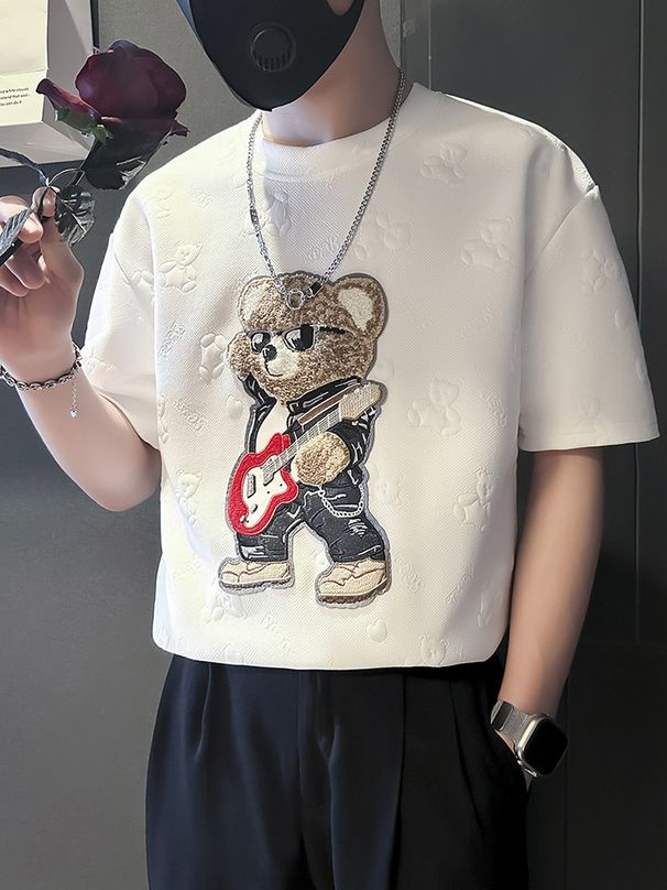 High End For Men, Summer Trendy Brand, Cool And Thin Short Sleeved, 2024 New Men's Casual Half Sleeved T-shirt_viptrois.com