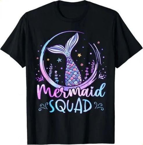 T-shirtparty Girls Women Mermaid 2026 Gift Unisex T-shirtPilot_viptrois.com