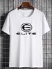Elite Archery Logo Men's Grey T Shirt Size S To 5XL Top For Everyday Wear Graphic Streetwear Homme Breathable Summer Designer Clothes Soft Stylish_viptrois.com